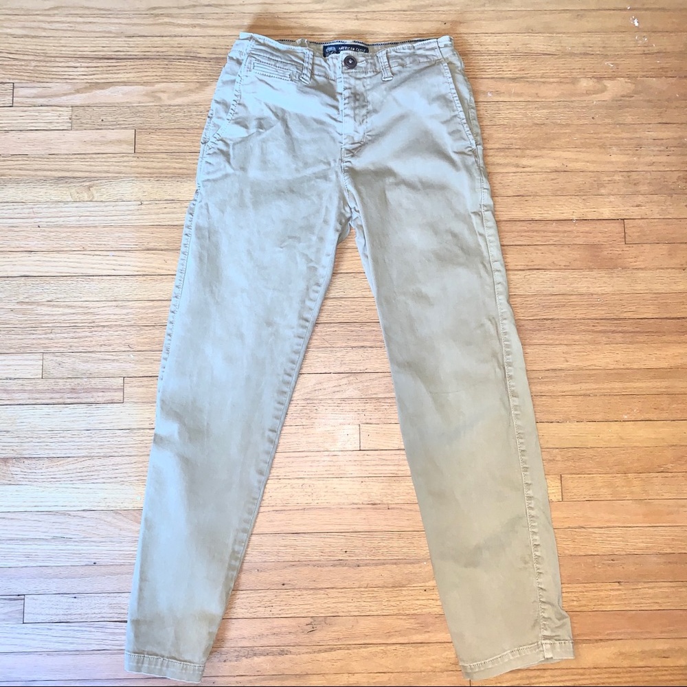 Tan American Eagle Chinos